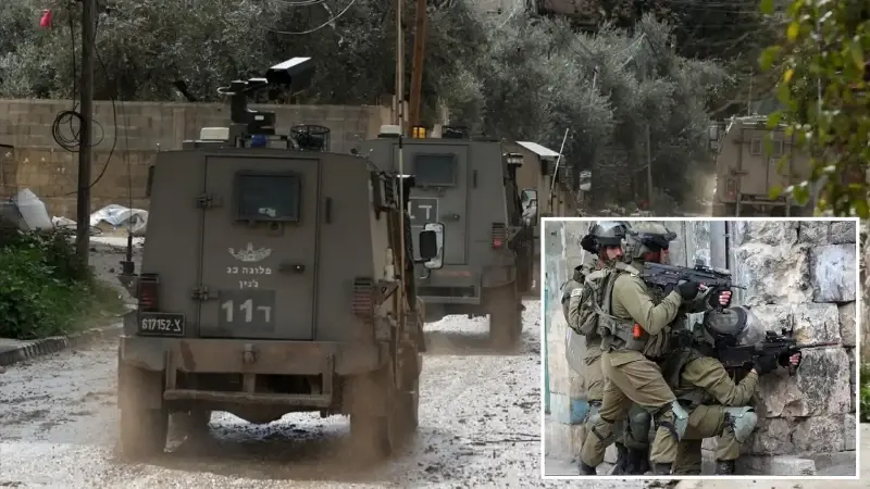 israil ordusu bati seriada baskin duzenledi 4 filistinli gozaltina alindi M88C5glS.webp